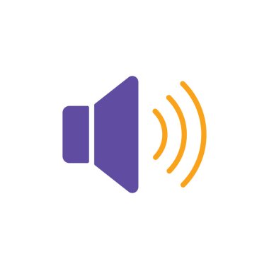 Maksimum hacim yüksek vektör düz kabartma simgesi. Müzik ve ses web sitesi için grafik sembolü ve uygulama tasarımı, logo, uygulama, UI