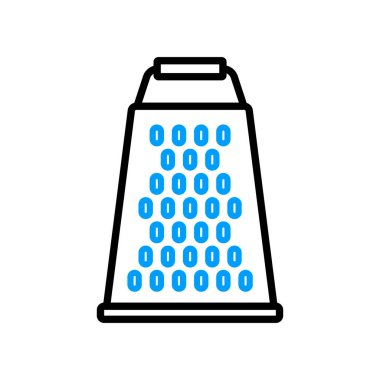 Grater vektör simgesi. Mutfak aletleri. Yemek pişirme web sitesi tasarımı, logo, uygulama, Ui için grafik sembolü