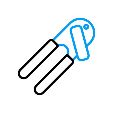 Konserve açacağı vektör simgesi. Mutfak aletleri. Yemek pişirme web sitesi tasarımı, logo, uygulama, UI için grafik sembolü
