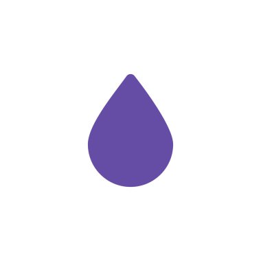 Su vektör simgesini bırakın. Meteoroloji işareti. Seyahat, turizm ve hava durumu web sitesi ve uygulama tasarımı, logo, uygulama, UI için grafik sembolü