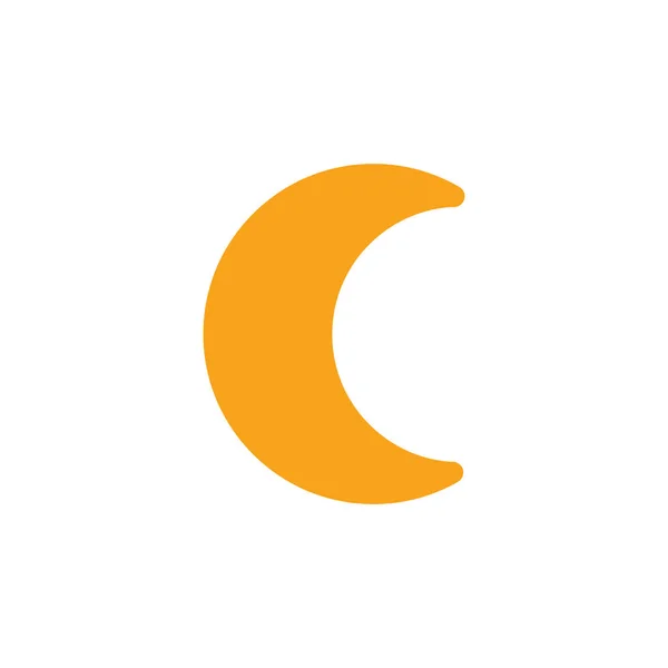 Ikona Vektorového Glyfu Young Moon Meteorologické Znamení Grafický Symbol Pro — Stockový vektor