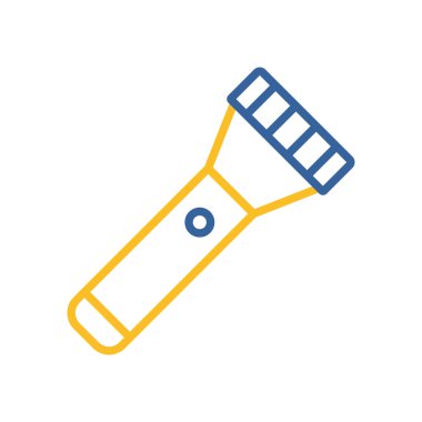 El feneri vektör simgesi. Kamp ve yürüyüş işareti. Seyahat ve turizm web sitesi ve uygulama tasarımı, logo, uygulama, UI için grafik sembolü