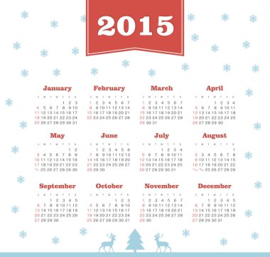 2015 yılı takvimi
