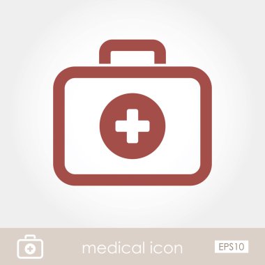 İlk yardım çantası simgesi