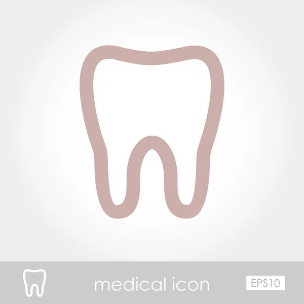 Icône de dent — Image vectorielle