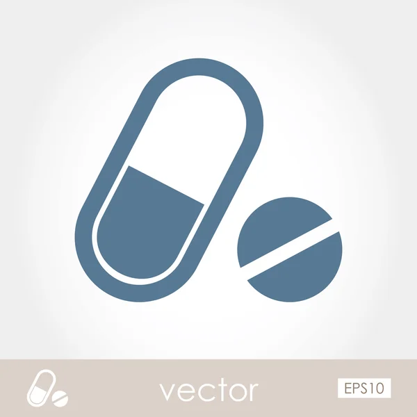 Icona del farmaco — Vettoriale Stock