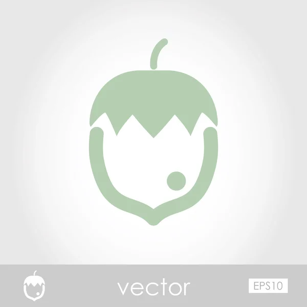 Vector Nut icono — Vector de stock