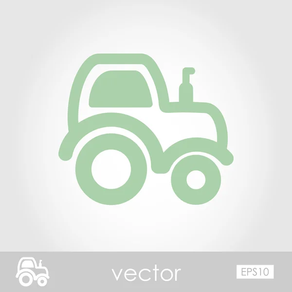 Ikona wektora ciągnika — Wektor stockowy