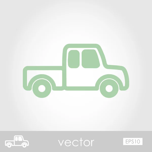 Pickup-Vektor-Symbol — Stockvektor