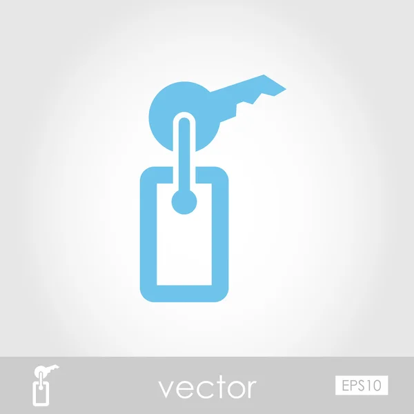 Icono clave vector — Vector de stock