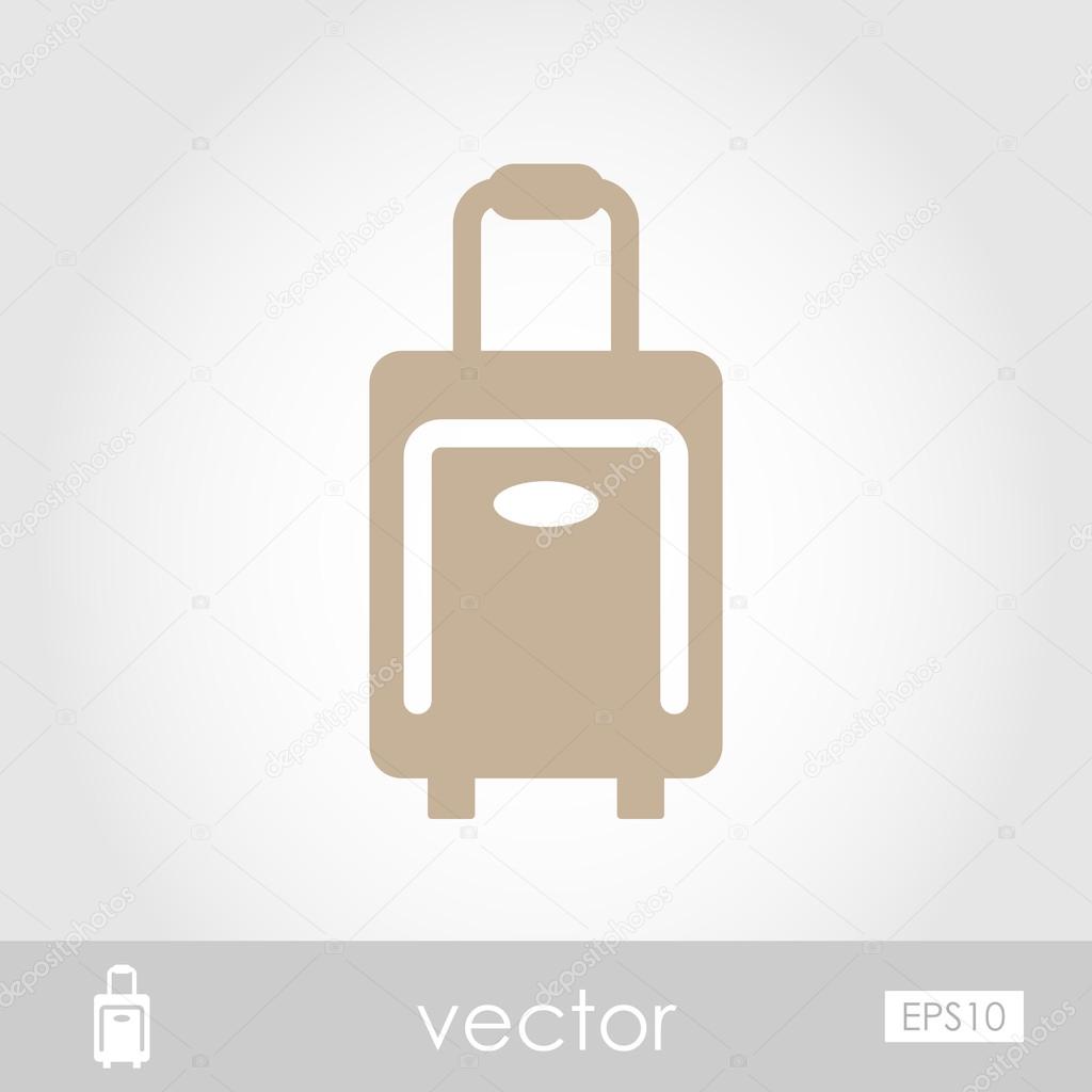 Traveling Bag vector icon