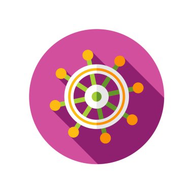 Dümen uzun gölge düz simgesiyle