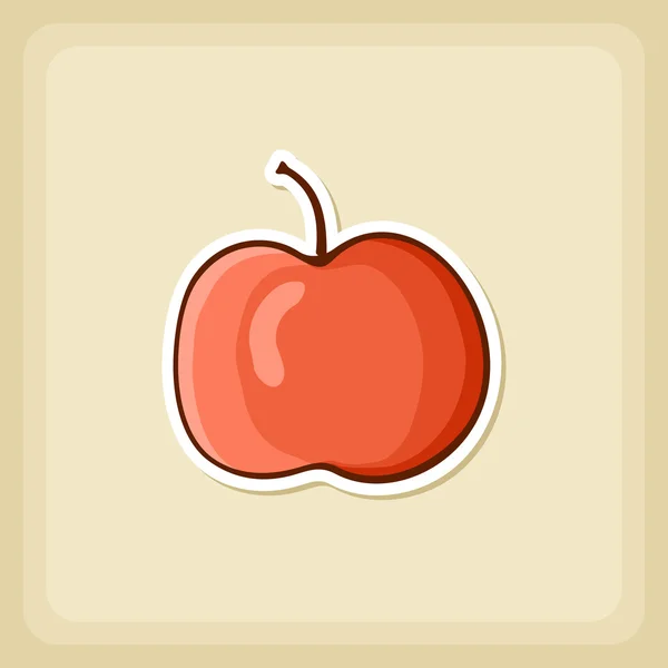 苹果图标，收获感恩节矢量 — 图库矢量图片