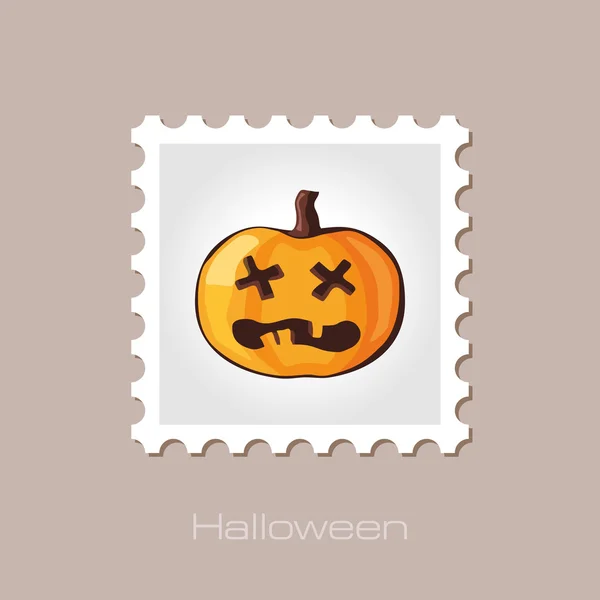 Halloween pumpkins damgası — Stok Vektör