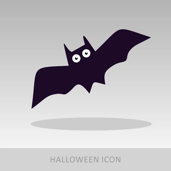 Halloween Bat icon — Stock Vector