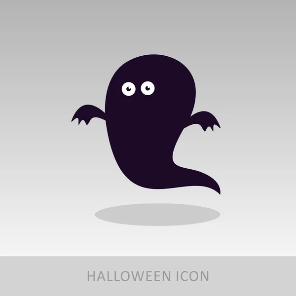 Icona fantasma di Halloween — Vettoriale Stock