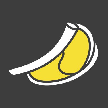 Büyük kemikli sert siyah bir kaburga sembolü, beyaz üzerine izole edilmiş, barbekü veya restoran menüsü tasarımı için uygun.