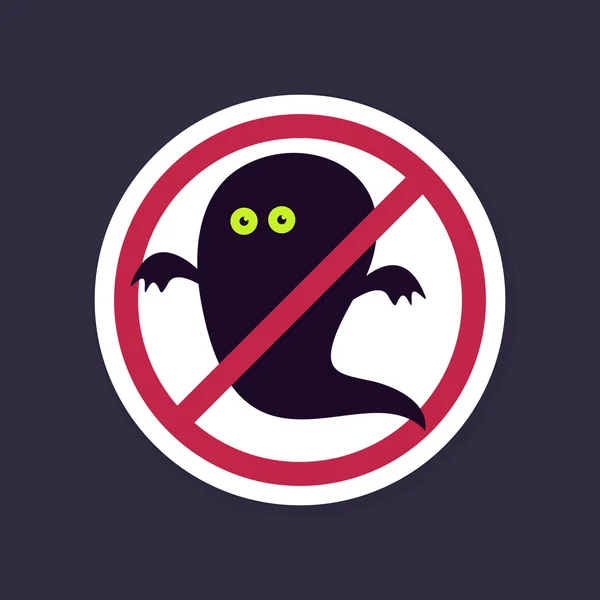 No ghost allowed sign Stock Vector Image by ©gow27 #58276661