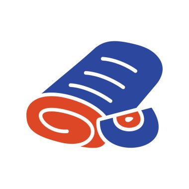 Elmalı turtanın bir dilim elmayla servis edilen siyah simgesi. Bu simge pastane menüleri, yemek tarifleri blogları ve güzel resimler için mükemmeldir..