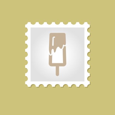 Dondurma vektör damgası