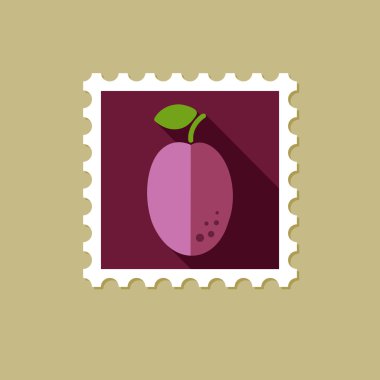 Uzun gölge ile Erik düz pul