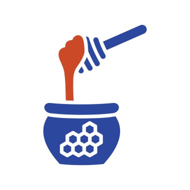 Klasik bir bal kabı silueti. Ballı. Organik gıda, doğa ve tatlılığı sembolize ediyor. Bu simge arıcılık, gıda ve doğal ürünlerle ilgili tasarımlar için mükemmeldir..