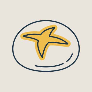 Kısmi renk dolgusu olan doğrusal bir simge yeni pişmiş bir zanaatkar ekmeğini skor yaparak gösteriyor. Fırın ve ev yapımı ekmek kavramları için mükemmel..