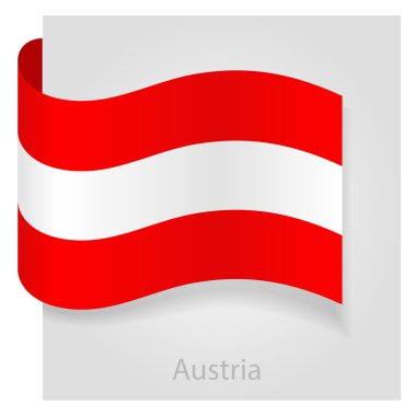 Avusturalya bayrağı, vektör illüstrasyonu