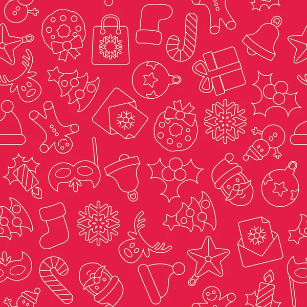 Christmas background pattern — Stock Vector