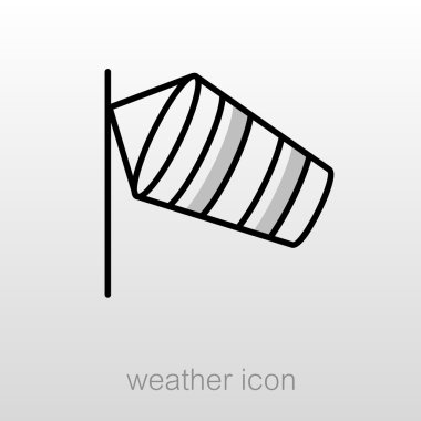 Windsocks Havaalanı asılı. Meteoroloji. Hava durumu 
