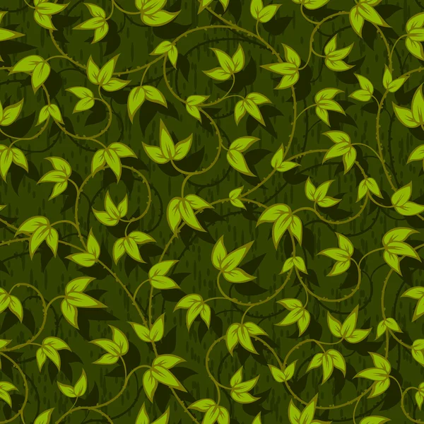 Liana floral abstract seamless — Stock Vector