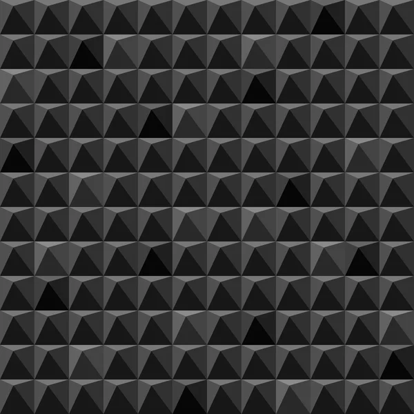 Fondo geométrico de cubos negros abstractos — Vector de stock