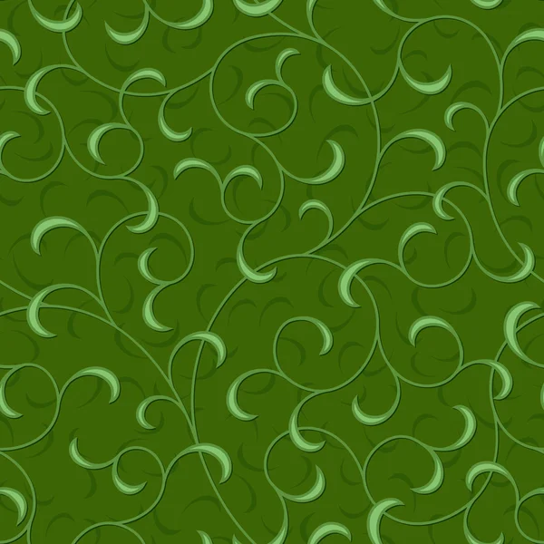 Liana floral abstrait sans couture — Image vectorielle