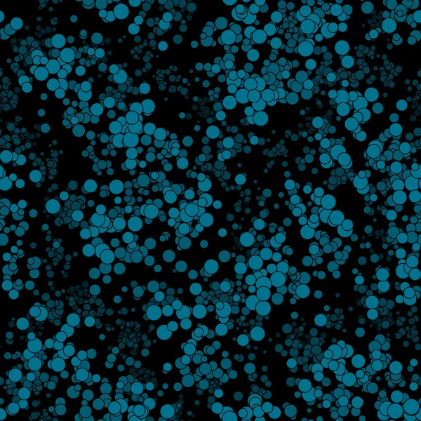 Varrat nélküli mélytengeri buborék textúra háttér — Stock Vector
