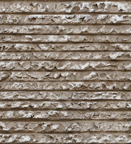 Seamless horizontal line cement plaster wall texture — Stock Photo, Image