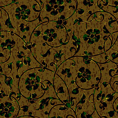 Kusursuz çiçekli kumaş desenli arka plan