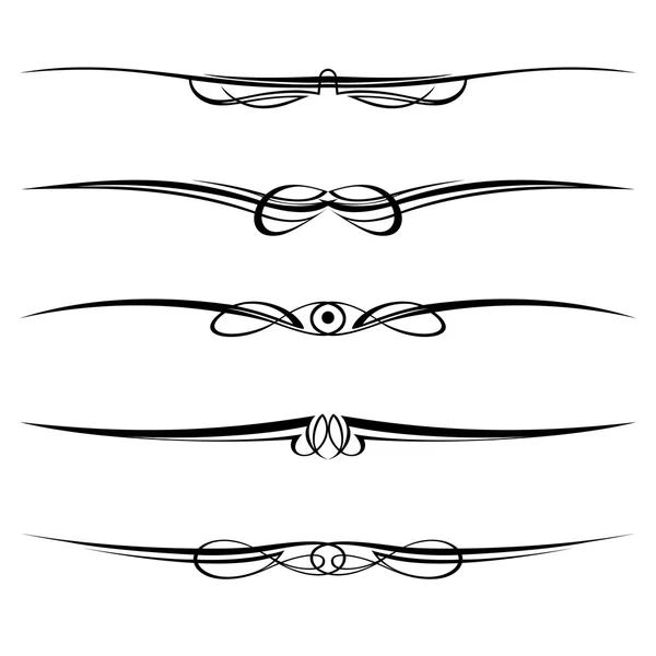 装飾的な要素国境やページルール — ストックベクタ