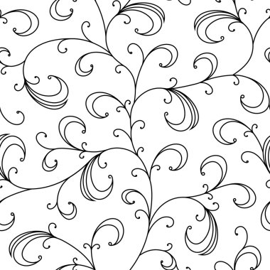 çiçek oryantal siyah izole sorunsuz geçmiş