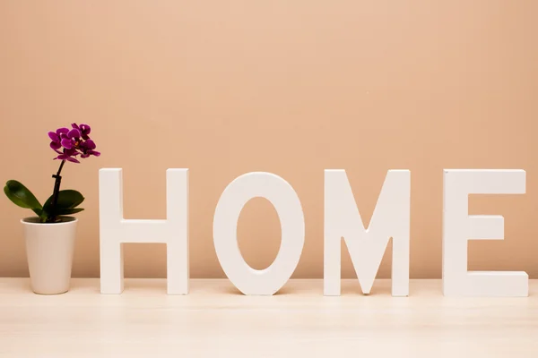 Home Text — Stock Photo, Image