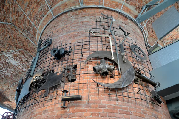 Dettagli dell'acqua in showroom del museo "Il mondo dell'acqua di San Pietroburgo " — Foto Stock