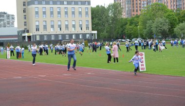 Kaliningrad, Rusya - 15 Mayıs 2016: Aile yarışmalar başlar