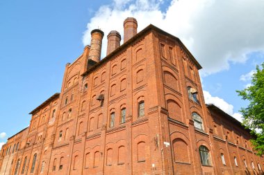 Eski bira fabrikasının tuğla inşaatı (1877). Rybinsk
