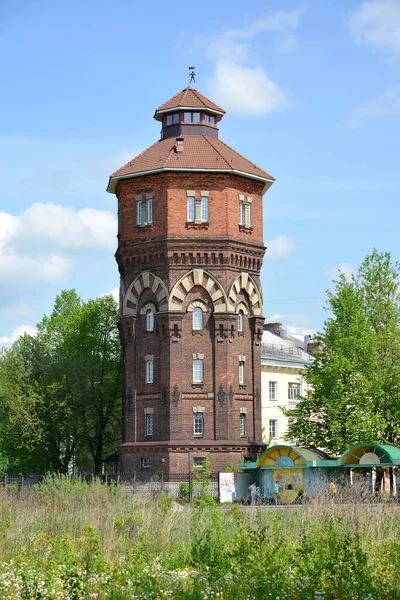 Стара Водонапірна Вежа 1901 Літній День Рибінськ — стокове фото