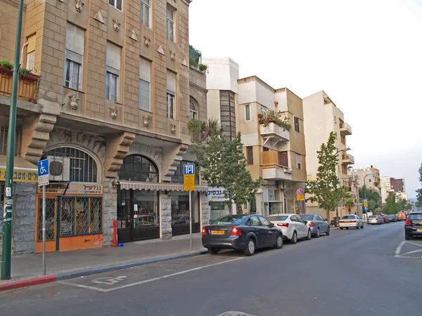 Tel Aviv Izrael October 2012 View Geul Street Old District — Stock Photo, Image