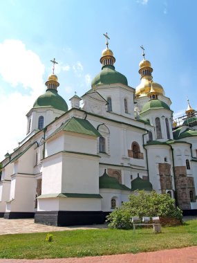 Sofya Katedrali bir yaz gününde. Kiev, Ukrayna