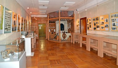 KALINGRAD REJON, RUSYA - Etnografi Salonu. Ziyaret Merkezi 