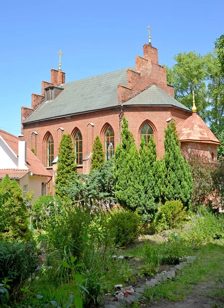 George Sea Cathedral Summer Baltiysk Kaliningrad Region — Stock Fotó