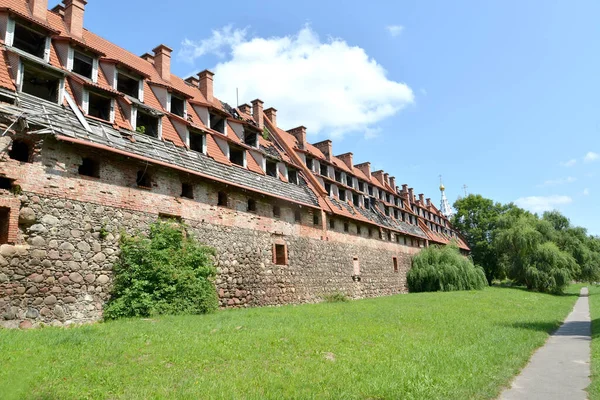 Uitzicht Forburg Van Het Preussisch Eylau Kasteel Bagrationovsk Regio Kaliningrad — Stockfoto