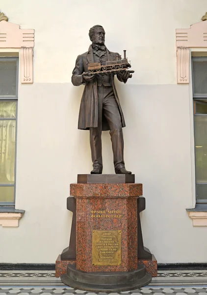 San Pietroburgo. Monumento a Franz Anton von Gertsner su Vitebsk — Foto Stock