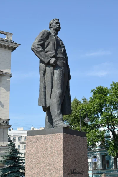 São Petersburgo. Monumento ao escritor Maxim Gorky — Fotografia de Stock